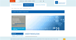 Desktop Screenshot of anaesthesie.barmherzige-muenchen.de